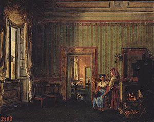 С.Ф. Щедрин. Интерьер дома князей Голициных в Риме