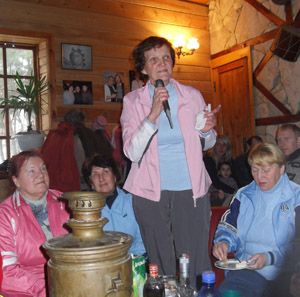 руководитель клуба Галина Алексеевна Ноздрина