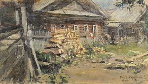 К.А. Коровин. Деревня. 1902