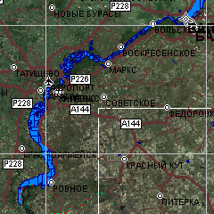 GPS карта Саратовской области GPS карта Саратовской области