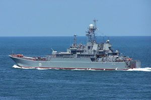 Новые времена берут шефство над десантным кораблем "Саратов" Новые времена берут шефство над десантным кораблем "Саратов"
